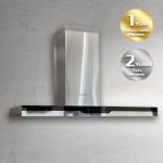 Elica Surf LX PRO TC IX/A/90 90厘米 1100m³/h 煙囪式抽油煙機 (工業式坑紋濾網 + 隱藏式油杯設計)